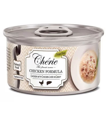 Chérie filetti di pollo con fegato in salsa 80 gr