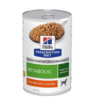 Hill's Prescription Diet Cane metabolic weight loss & maintenance pollo 370 gr