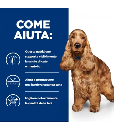 Hill's Prescription Diet cane food sensitivities z/d lattina 370 gr