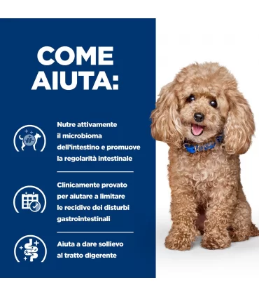 Hill's Prescription Diet Cane mini gastrointestinal biome digestive fibre care pollo 1 kg