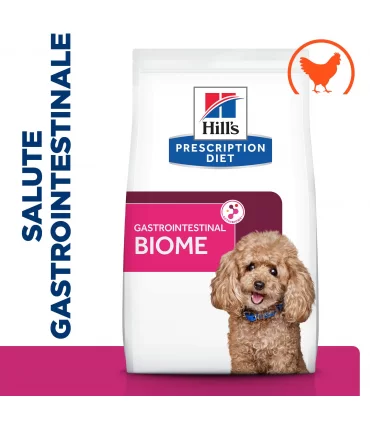 Hill's Prescription Diet Cane mini gastrointestinal biome digestive fibre care pollo 1 kg
