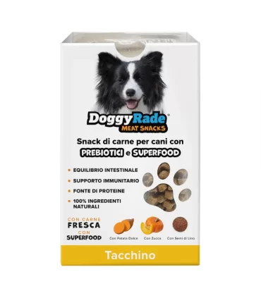 Doggyrade meat snacks tacchino 100 gr