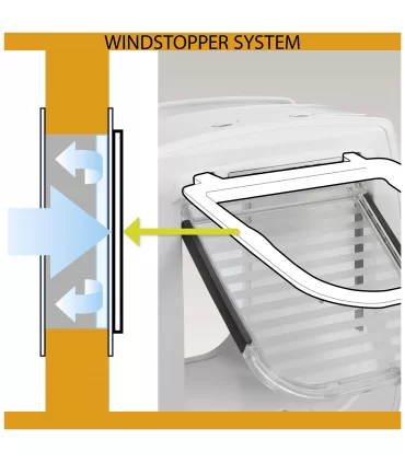 Ferplast swing 11 tunnel bianca portina