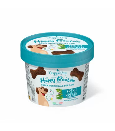 DoggyeBag Happy Routine Fresh Breath snack mentolo prezzemolo e salvia 150 gr
