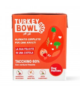Dog Heroes Turkey Bowl con verdure fresche 390 gr