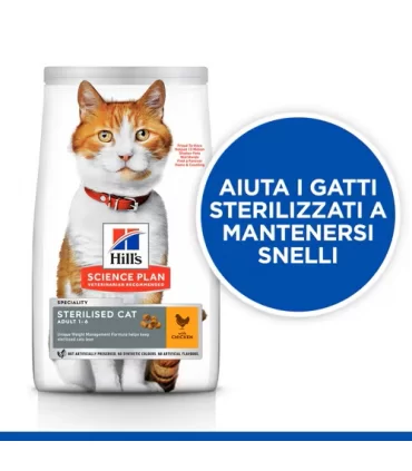 Hill's Science Plan gatto adult sterilised pollo 10 kg