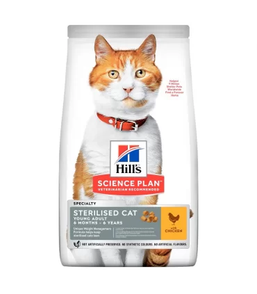 Hill's Science Plan gatto young adult sterilised pollo 7 kg