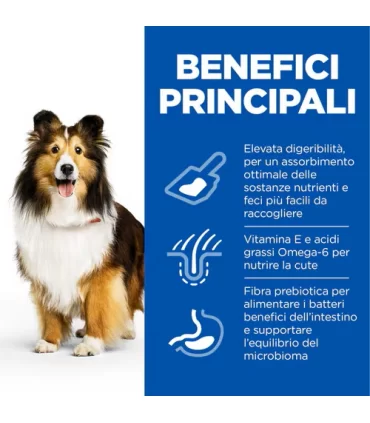 Hill's Science Plan cane adult sensitive stomach & skin medium large pollo 12 kg