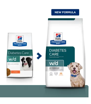 Hill's Prescription Diet Cane diabetes care w/d pollo 1,5 kg