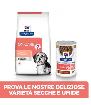 Hill's Prescription Diet Cane ON-CARE nourish & support pollo 10 kg