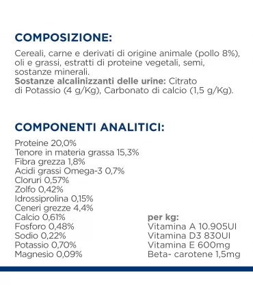 Hill's Prescription Diet Cane urinary care c/d multicare pollo 4 kg