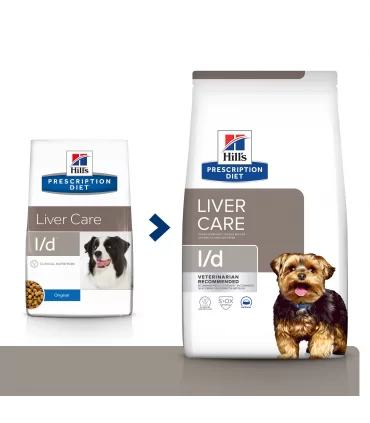 Hill's Prescription Diet Cane liver care l/d 10 kg