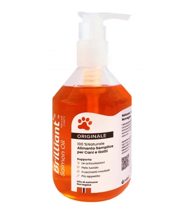 Brilliant salmon oil cane gatto 500 ml