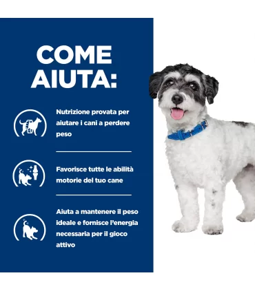 Hill's Prescription Diet Cane metabolic + mobility mini weight j/d pollo 1 kg