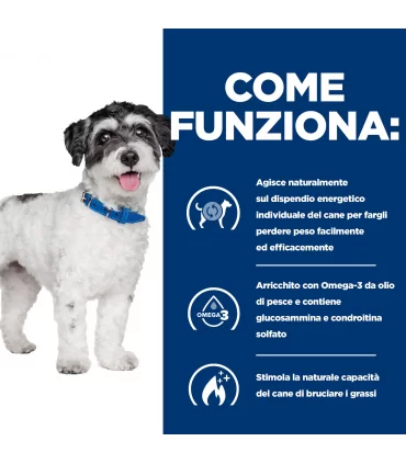 Hill's Prescription Diet Cane metabolic + mobility mini weight j/d pollo 6 kg