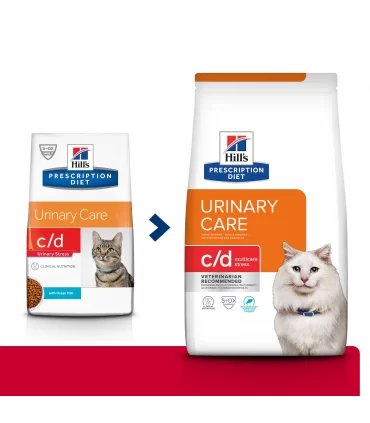Hill's Prescription Diet Gatto c/d Multicarecare Stress Urinary Care pesce 3 kg