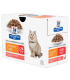 Hill's Prescription Diet gatto c/d urinary care multicare stress salmone 12 buste 85 gr
