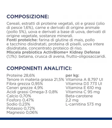 Hill's Prescription Diet gatto kidney care k/d pollo 1,5 kg