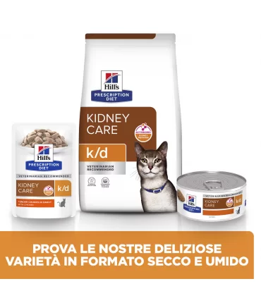 Hill's Prescription Diet gatto kidney care k/d pollo 400 gr