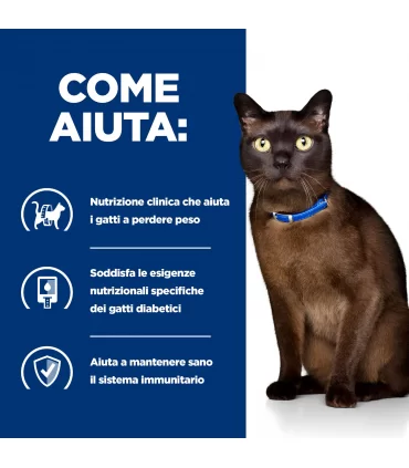 Hill's Prescription Diet Gatto Diabetes care m/d 1,5 kg