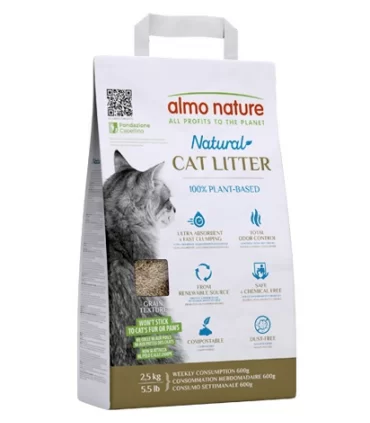 Almo nature cat litter grain texture 2,5 kg