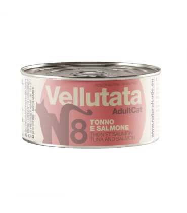 Natural code vellutata 8 tonno e salmone 85 gr