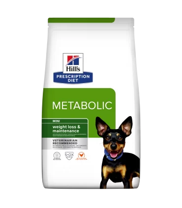 Hill's Prescipion Diet cane metabolic mini weight loss & maintenance pollo 6 kg