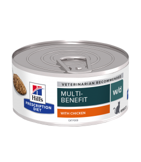 Hill's Prescription Diet gatto multi benefit w/d lattina 156 gr