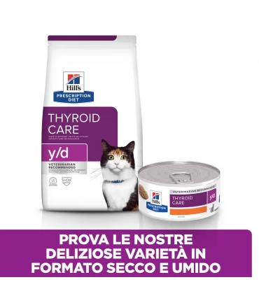 Hill's Prescription Diet Gatto Thyroid care y/d lattina 156 gr