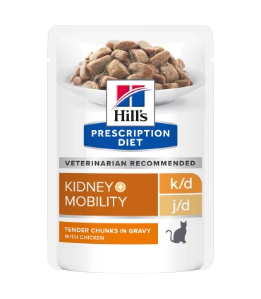 Hill's Prescription Diet gatto k/d + mobility 12 buste 85 gr