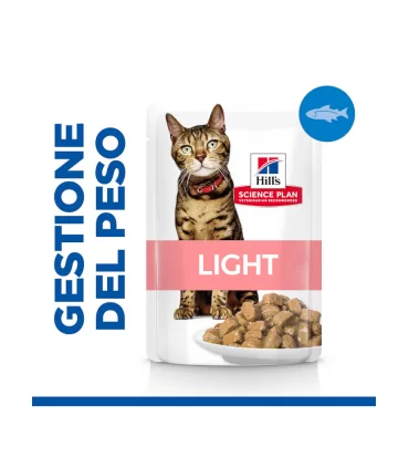 Hill's Science Plan Gatto Adult light pesce dell'oceano busta 85 gr