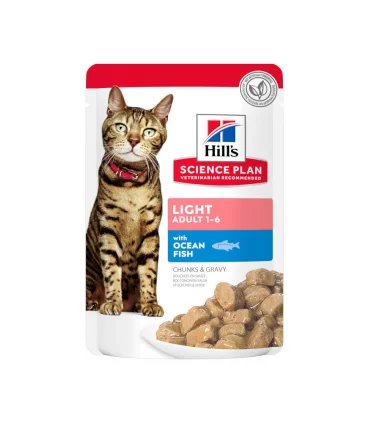Hill's Science Plan Gatto Adult light pesce dell'oceano busta 85 gr