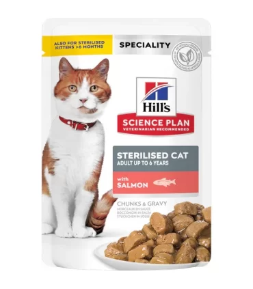 Hill's Science Plan Gatto Adult Sterilised Salmone 85 gr