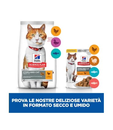 Hill's Science Plan Gatto Adult Sterilised Pollo 300 gr