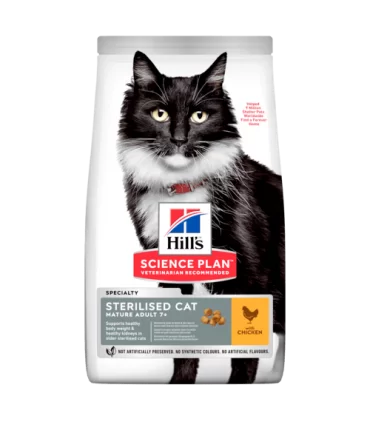 Hill's Science Plan Gatto Mature Adult 7+ Sterilised al Pollo 1,5 kg