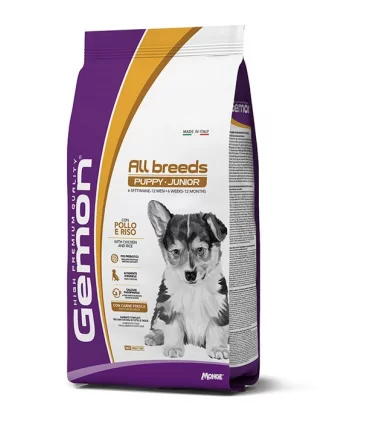 Gemon puppy  junior all breeds pollo e riso 15 kg