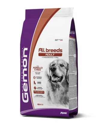 Gemon cane adult all breeds agnello e riso 15 kg