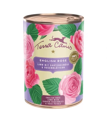 Terra Canis Flower English Rose Agnello 400 gr