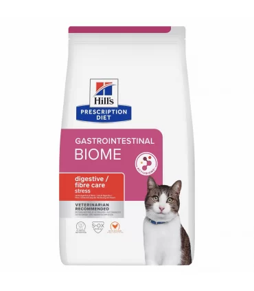 Hill's Prescription Diet Gatto Gastrointestinal biome digestive fibre care stress pollo 1,5 kg