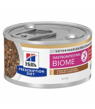 Hill's Prescription Diet Gatto Gastrointestinal biome digestive fibre care stress pollo e verdure 82 gr