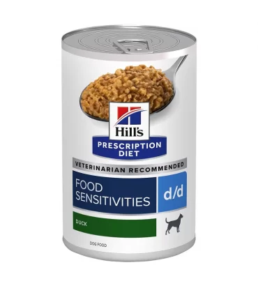 Hill's Prescription Diet Cane food sensitivities d/d anatra 370 gr