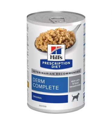Hill's Prescription Diet Cane derm complete skin care & food sensitivities 370 gr
