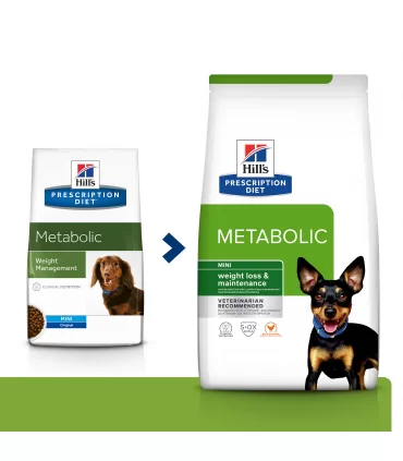 Hill's Prescipion Diet cane metabolic mini weight loss & maintenance pollo 1 kg