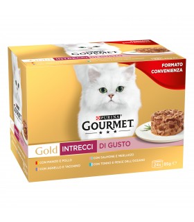 Gourmet gold mix intrecci di gusto 24 x 85 gr