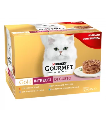 Gourmet gold mix intrecci di gusto 24 x 85 gr