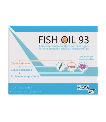 ZomaVet fish oil 93 20 fiale 5 ml