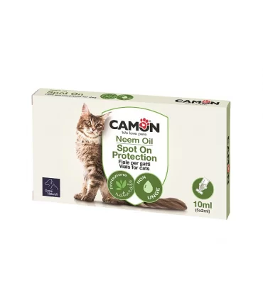 Camon Neem Oil spot on gatti 10 ml 5 fiale 2 ml g910