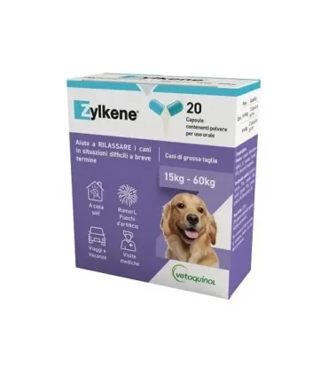 Vetoquinol zylkene cani 20 capsule 15-60 kg 450 mg