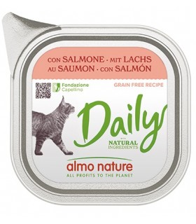 Almo nature daily gatto adult con salmone 100 gr