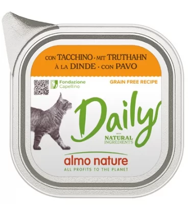 Almo nature daily gatto adult con tacchino 100 gr
